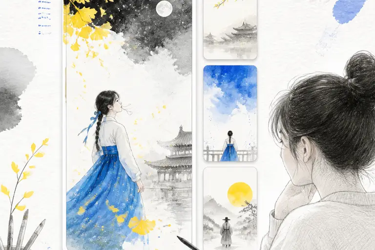 Story Shorts by Default watercolor illustration