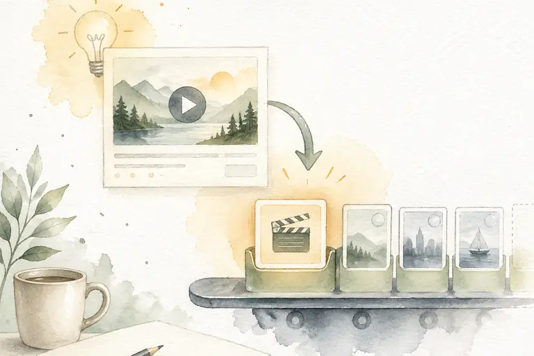 Save to Queue watercolor illustration