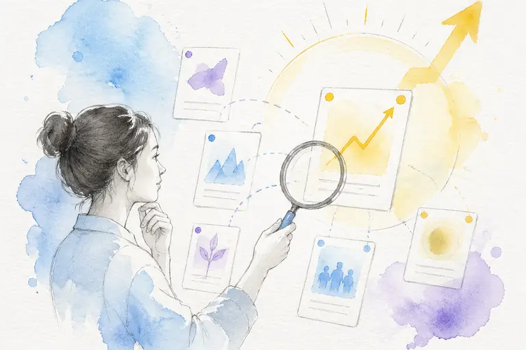 Trend Discovery watercolor illustration